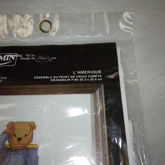 CPUNTED CROSS STITCH Janlynn America, 8"×10" KIT - Picture 4 of 5